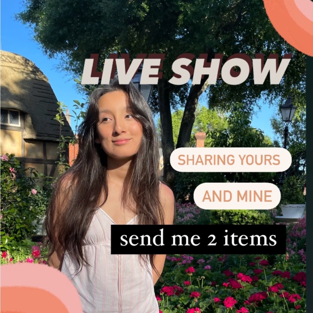 Live Show Listing📹🫶🏻✨